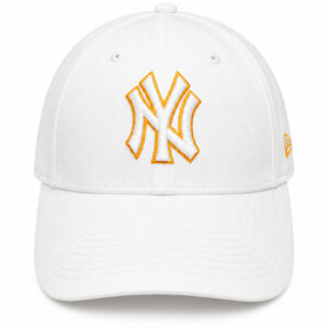 NY Outline Cap – White & Yellow