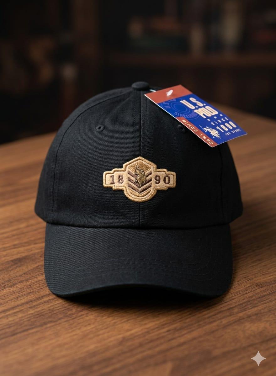 Black U.S Polo Heritage Crest Cap