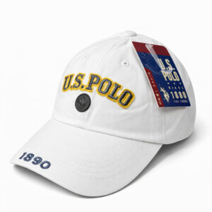 White U.S. Polo Classic Cap
