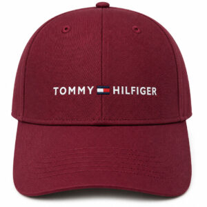 Tommy Essential Cap – Burgundy
