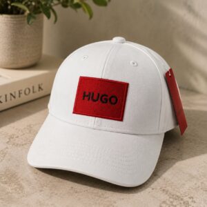 HUGO Signature Cap - White