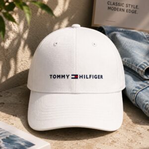 Signature Tommy Cap – Off White