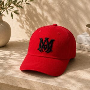Monogram Core Cap – Red
