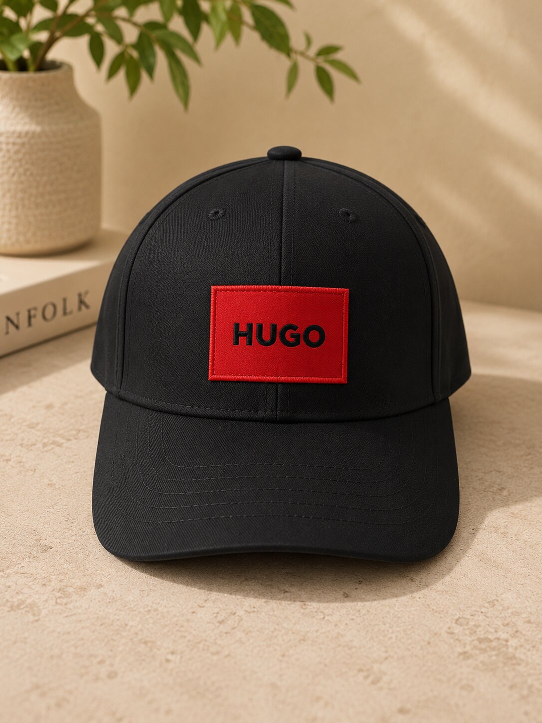 HUGO Signature Cap - Black