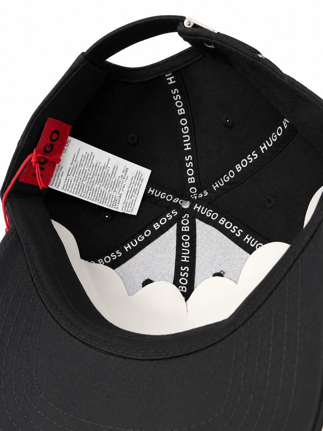 HUGO Signature Cap - Black - Image 3