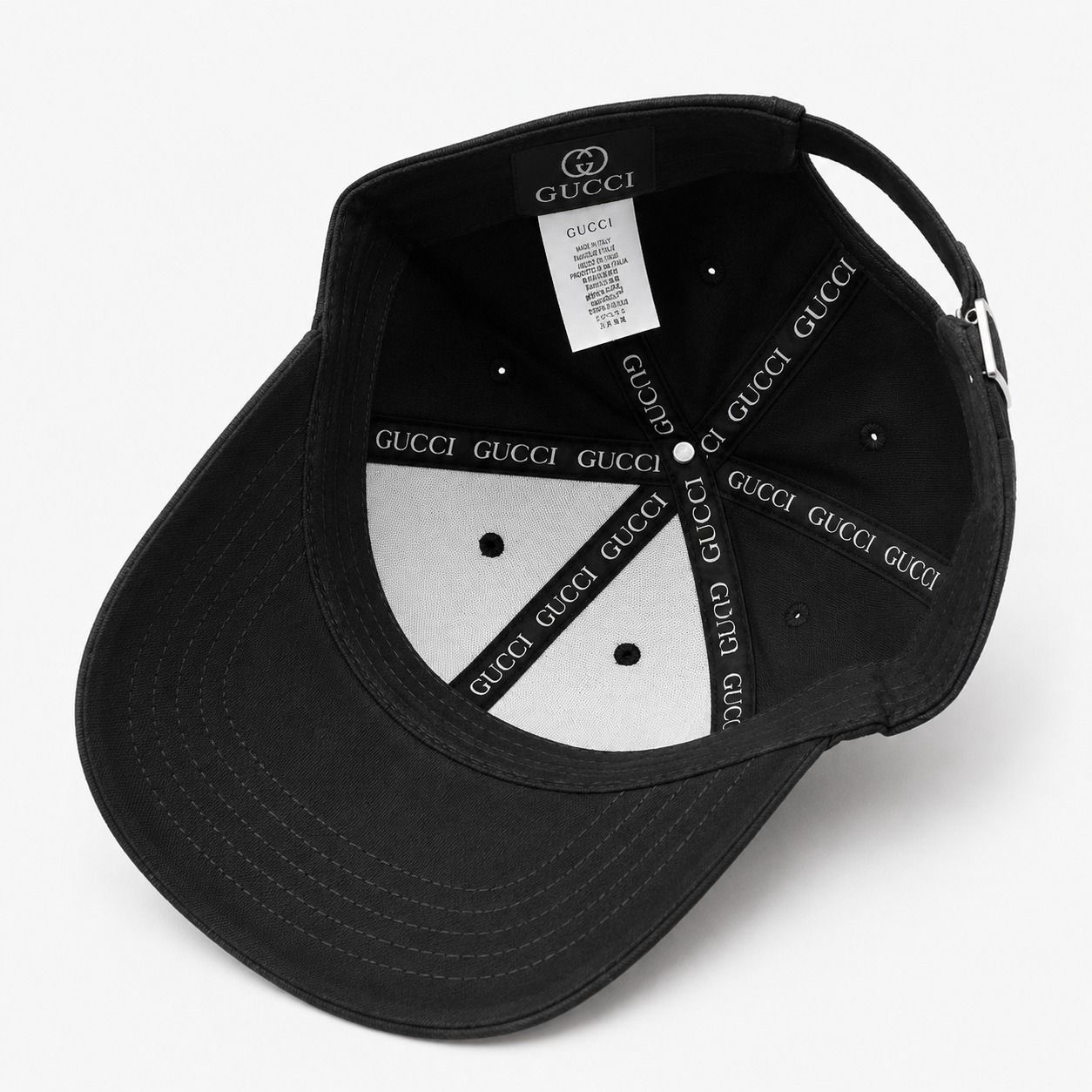 Gucci Classic Cap – Black - Image 4