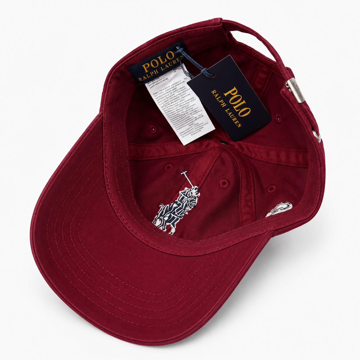 Polo Ralph Lauren Classic Cap – Burgundy - Image 4