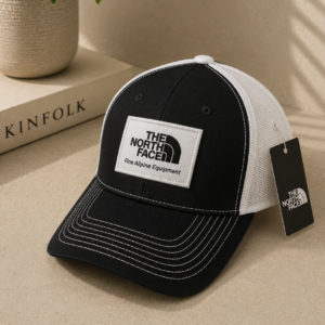 The North Face Classic Trucker Cap – Black & White