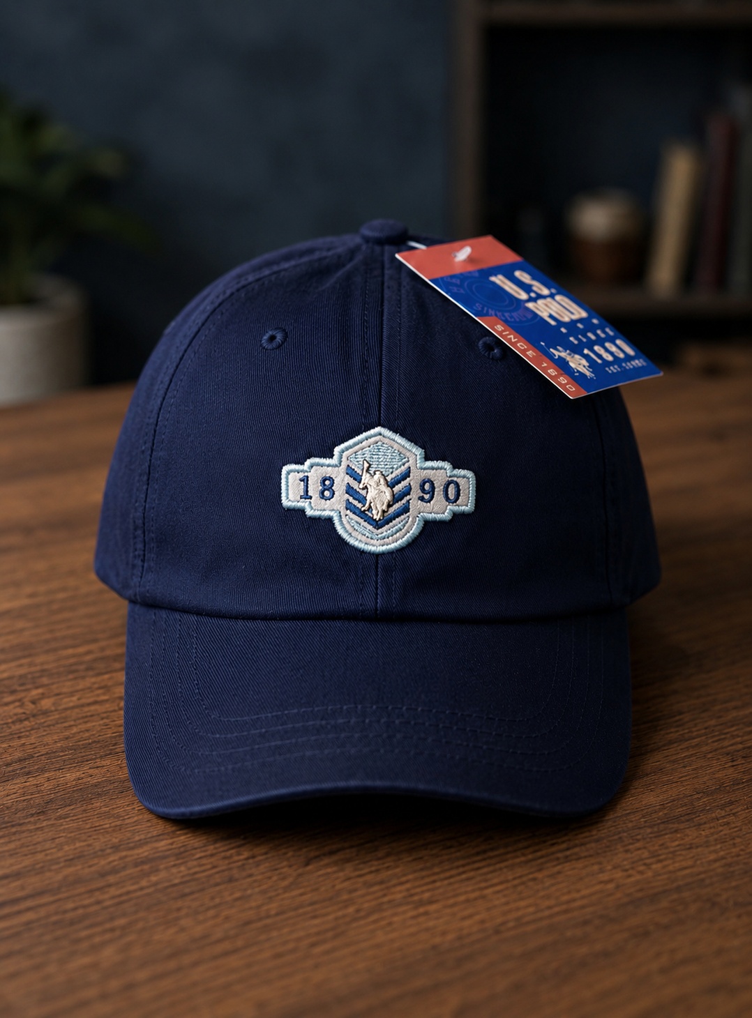 Navy U.S Polo Heritage Crest Cap