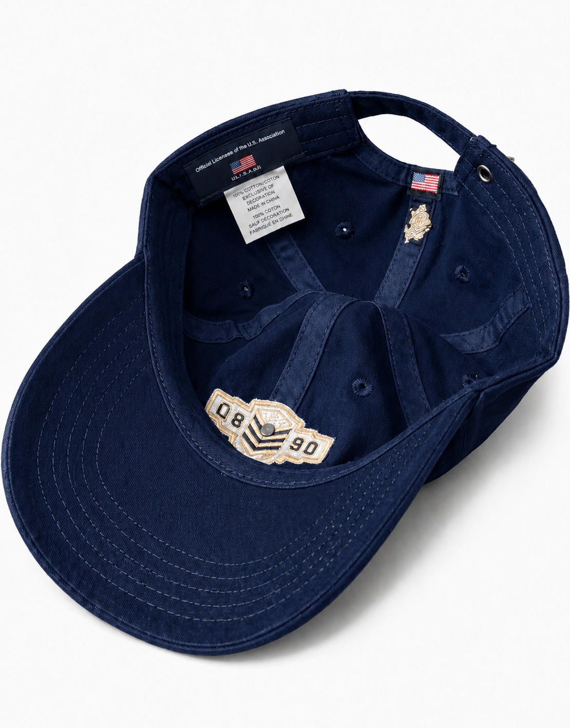 Navy U.S Polo Heritage Crest Cap - Image 3
