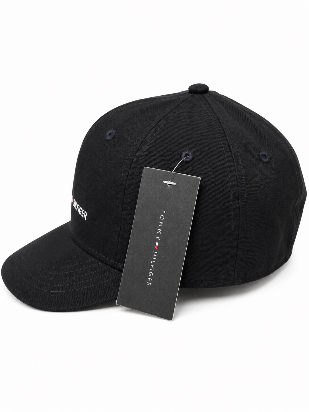 Tommy Signature Cap – Black - Image 2
