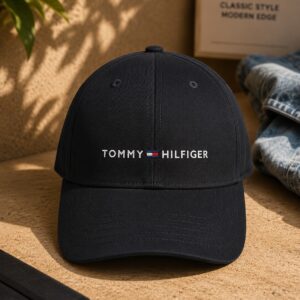 Tommy Signature Cap – Black
