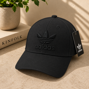 Black Adidas Trefoil Classic Baseball Cap